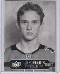 William Eklund [Black & White] #P-76 Hockey Cards 2021 Upper Deck UD Portraits Prices