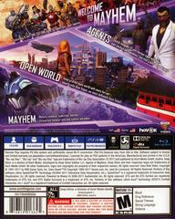 Back Cover | Agents of Mayhem Playstation 4
