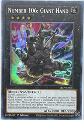Number 106: Giant Hand [1st Edition] YuGiOh Legendary Duelists: Duels from the Deep Prices