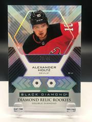 Alexander Holtz [Double] Hockey Cards 2021 Upper Deck Black Diamond Rookie Relic Prices