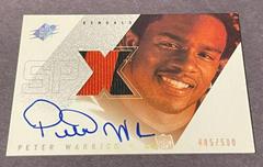 Peter Warrick [Signed Jersey] #161 Football Cards 2000 Spx Prices