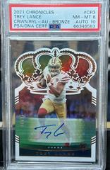 Trey Lance [Autograph Bronze] #CR-3 Football Cards 2021 Panini Chronicles Crown Royale Prices