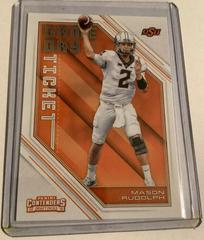 Mason Rudolph Football Cards 2018 Panini Contenders Draft Picks Game Day Ticket Prices