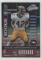 Willie Middlebrooks Football Cards 2001 Playoff Absolute Memorabilia Prices