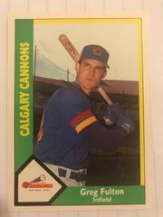 Greg Fulton #9 Baseball Cards 1990 CMC Calgary Cannons Prices