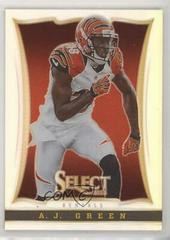 A.J. Green [Green Prizm] #18 Football Cards 2013 Panini Select Prices
