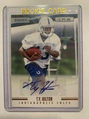 T.Y. Hilton [Autograph] Football Cards 2012 Panini Rookies & Stars Prices