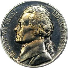 1939 [PROOF] Coins Jefferson Nickel Prices