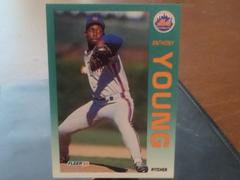 Anthony Young #520 Baseball Cards 1992 Fleer Prices