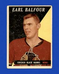 Earl Balfour Hockey Cards 1958 Topps Prices