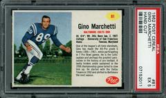 Gino Marchetti [Hand Cut] #81 Football Cards 1962 Post Cereal Prices