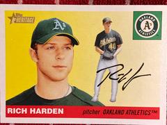 Rich Harden Baseball Cards 2004 Topps Heritage Prices