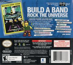 Rear | LEGO Rock Band Nintendo DS