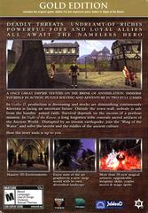 Back Cover | Gothic II [Gold Edition] PC Games