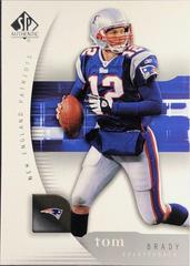 Tom Brady #50 Football Cards 2005 SP Authentic Prices