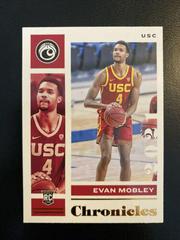 Evan Mobley [Bronze] Basketball Cards 2021 Panini Chronicles Draft Picks Prices