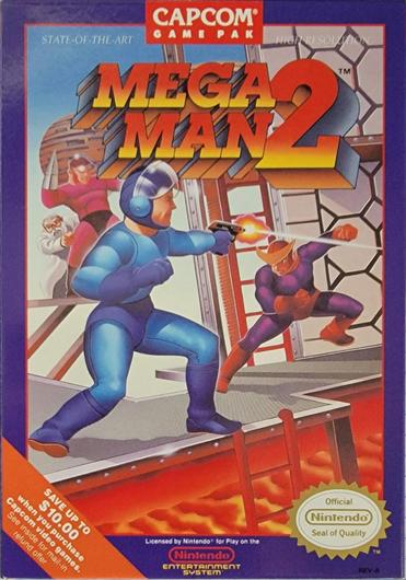 Mega Man 2 Cover Art