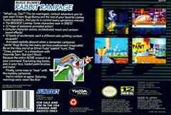 Bugs Bunny Rabbit Rampage - Back | Bugs Bunny Rabbit Rampage Super Nintendo