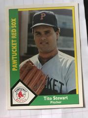 Tito Stewart Baseball Cards 1990 CMC Pawtucket Red Sox Prices