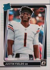 Justin Fields [Holo Variation] Football Cards 2021 Panini Donruss Optic Prices