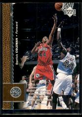Derrick Coleman #90 Basketball Cards 1996 Upper Deck Prices