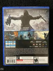 Back | Middle Earth: Shadow of Mordor Playstation 4