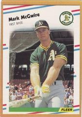 Mark McGwire Baseball Cards 1988 Fleer Glossy Prices