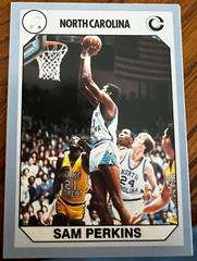 Sam Perkins Collegiate Collection #22 Basketball Cards 1990 Collegiate Collection North Carolina Prices