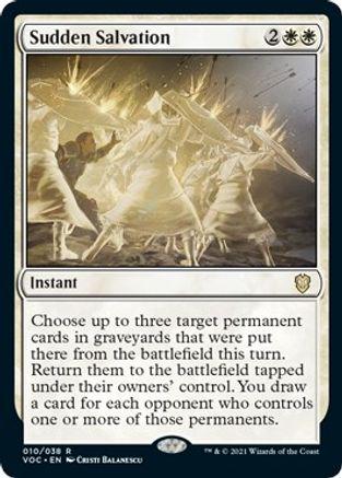 Sudden Salvation Magic Innistrad: Crimson Vow Commander