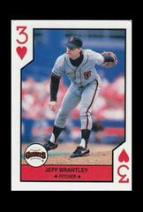 Jeff Brantley [Three of Hearts] Baseball Cards 1990 U.S. Playing Card All Stars Prices