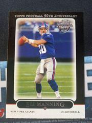 Eli Manning [Black] #9 Football Cards 2005 Topps Prices