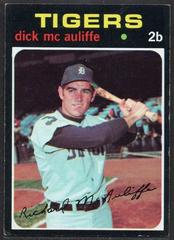 Dick McAuliffe #3 Baseball Cards 1971 Topps Prices