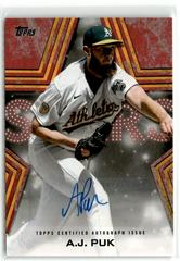 A. J. Puk #BSA-AP Baseball Cards 2023 Topps Series 1 Stars Autographs Prices