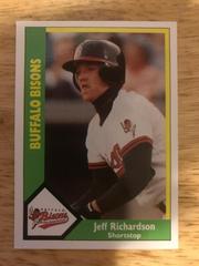 Jeff Richardson #12 Baseball Cards 1990 CMC Buffalo Bisons Prices