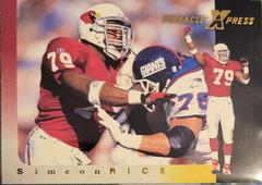 Simeon Rice #95 Football Cards 1997 Pinnacle Prices