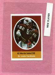 Martin Imhof Football Cards 1972 Sunoco Stamps Update Prices