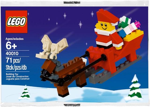 Santa with Sleigh Building Set #40010 LEGO Holiday