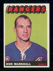 Don Marshall Hockey Cards 1965 Topps Prices