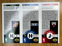 Back | Michael Jordan, Anfernee Hardaway, Shawn Kemp Basketball Cards 1997 Collector's Choice