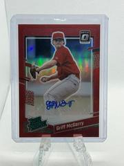 Griff McGarry [Red] #RPS-GM Baseball Cards 2023 Panini Donruss Optic Rated Prospect Signatures Prices