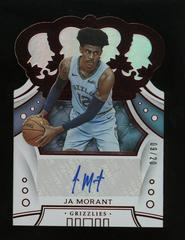 Ja Morant [Red] Basketball Cards 2019 Panini Crown Royale Rookie Autographs Prices