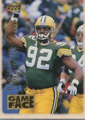 Reggie White #GF10 Football Cards 1996 Upper Deck Game Face Prices