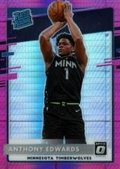 Anthony Edwards [Hyper Pink] #151 Basketball Cards 2020 Panini Donruss Optic Prices