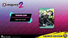 IFI US Store Exclusive Purchase Bonus Trading Card | Dusk Diver 2 [Launch Edition] Playstation 5