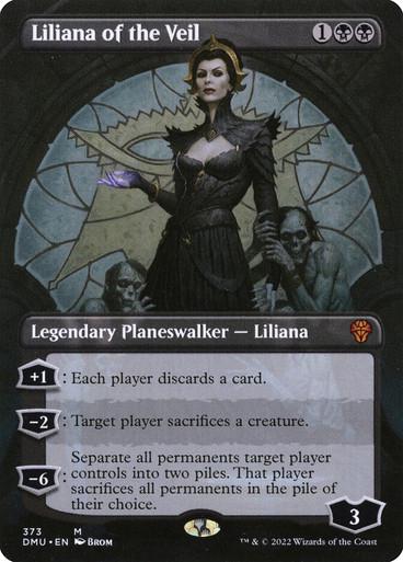 Liliana of the Veil [Borderless] #373 Magic Dominaria United