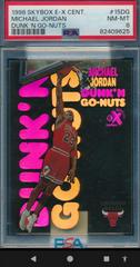 Michael Jordan Dunk 'N Go Nuts Basketball Cards 1998 Skybox E-X Century Dunk 'N Go-Nuts Prices