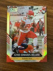 Clyde Edwards Helaire [Gold Zone] Football Cards 2021 Panini Score Prices