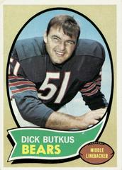 Dick Butkus #190 Football Cards 1970 Topps Prices
