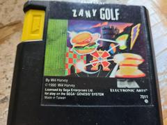 Cartridge (Front) | Zany Golf Sega Genesis