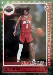 Jalen Green [75th Anniversary] Basketball Cards 2021 Panini Hoops Prices